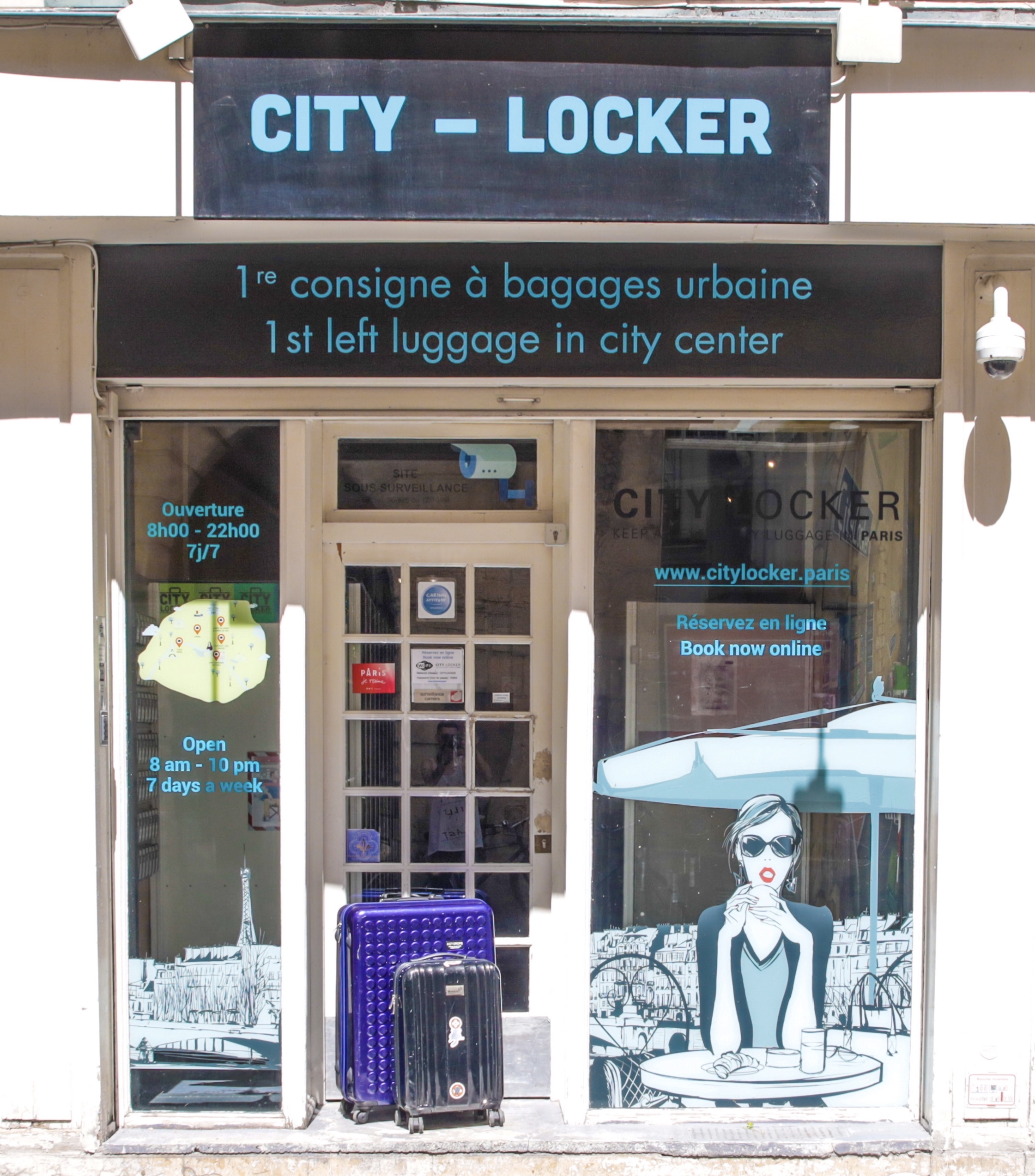 Vos bagages en s curit   Paris CITY LOCKER 